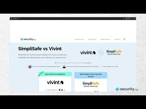Vivint vs. SimpliSafe: Which Home Security System Is Best For You?