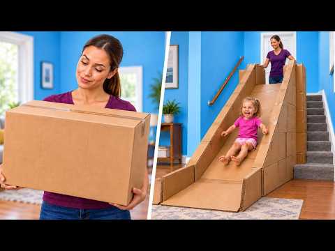 Genius Cardboard Ideas That Keep Kids Busy for HOURS