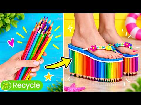 Superb Rainbow Crafts 🌈 | DIY School supplies, Shoes, Toys, Accessories