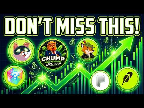 ROBINHOOD MEME COINS Are EXPLODING NOW!🤯 $PONS, $AI $CASHCAT $UNI + New Low Caps
