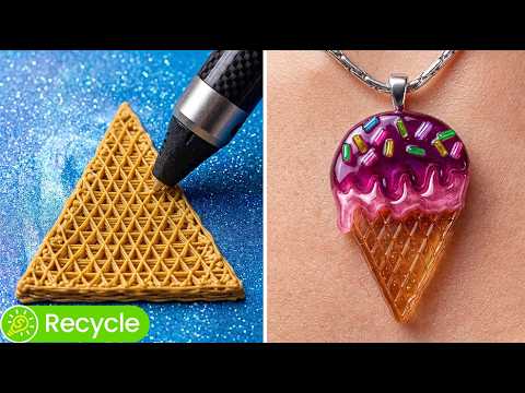 Wonderful 3D Pen Crafts to make you WOW. Accessories, Jewelries, repair tips
