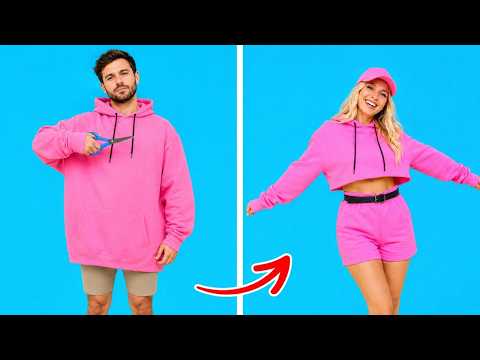 How Simple Cuts Turn Old Clothes into Something Trendy ✂️5-Minute Crafts DIY