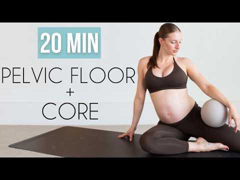 20 MIN PREGNANCY PELVIC FLOOR WORKOUT | Core + Pelvic Floor Exercises