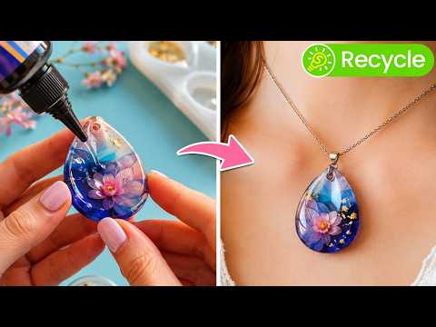 Super Cute Epoxy Resin jewelry. Pendants, Rings, Bracelets, Hair pins