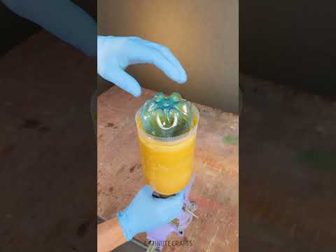 A Beautiful Lamp Hidden Inside a Tree 🌳🤯Concrete lamp from Scratch