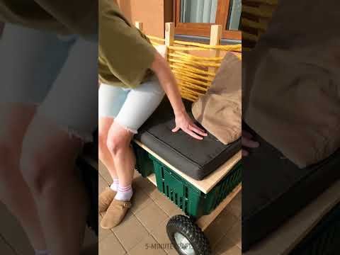 I Made The Simplest DIY Furniture for Backyard 🪵🪑