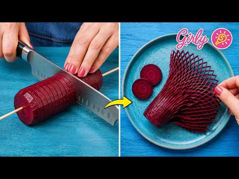 🔪 Easy Food Carving & Peeling Tricks You’ll Love!