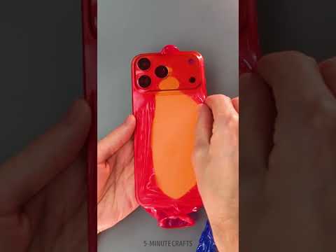 Make Your Own Glue Phone Case VS Glue Tie 🎨📱