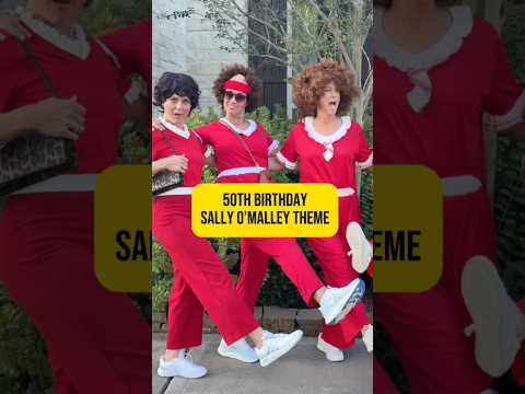 I’m 50! Dress up like Sally O’Malley from Saturday Night Live for a birthday party!