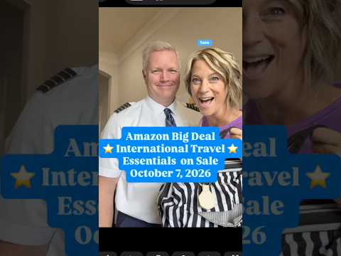 ✈️ Amazon’s International Travel Finds from Big Deal Days Sale October 7, 2026 #travelessentials