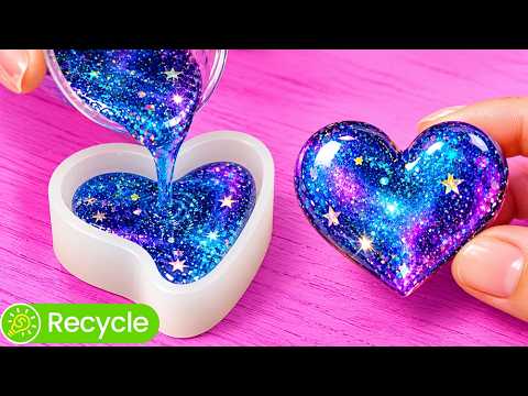 Beautiful and Cute DIY Accessories With Epoxy Resin. Home Decor Ideas And Mini Crafts