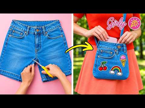 ♻️ Old Clothes? Turn Them into Trendy New Outfits With Our BEST HACKS!